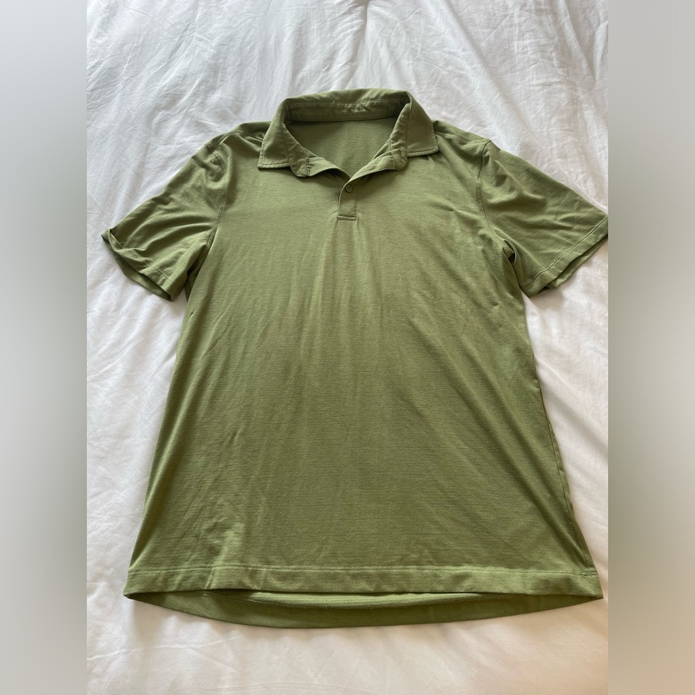 Green lululemon polo